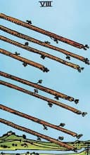 undefined Eight of Wands